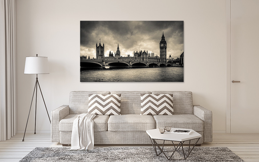 Картина полотно у вітальню / спальню Лондон     MLP_171  ( 60х30см ) 80x120 см Київ - фото 2