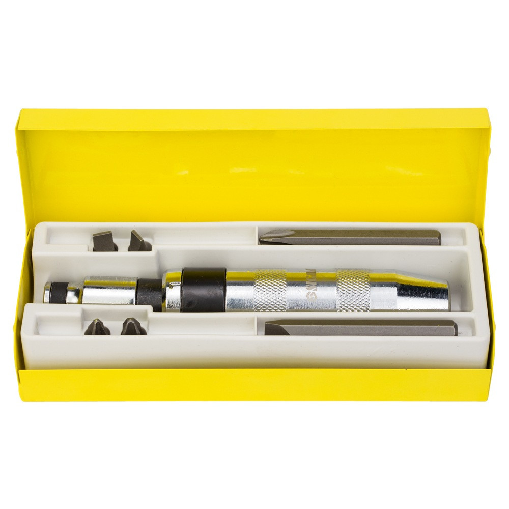 Sigma Отвертка ударно-поворотная с битами 8 предметов CrV (метал кейс) SIGMA (4004021) Коломыя - изображение 2