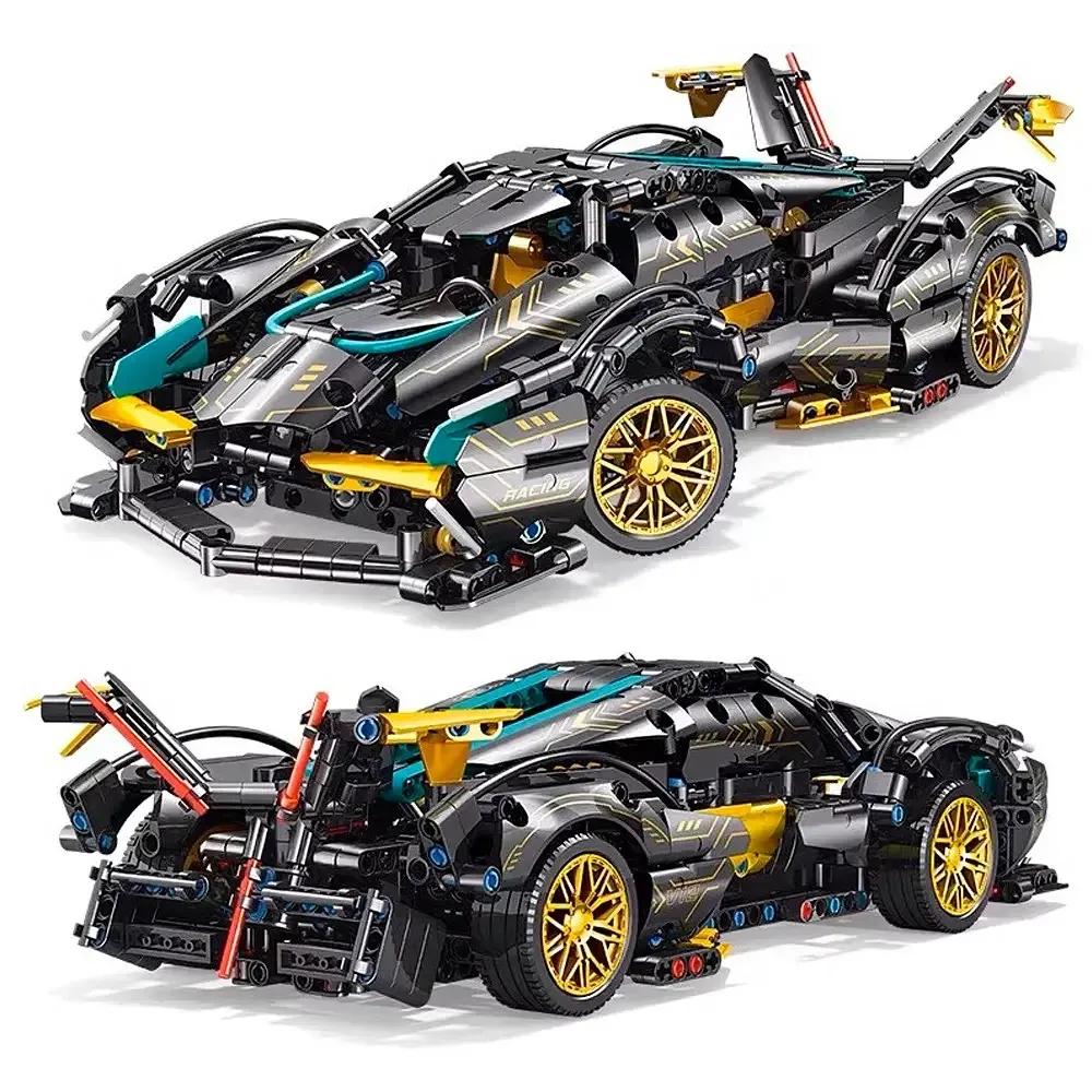 Блочний конструктор Cyberpunk Lambor CD-203 – футуристичний спорткар у стилі кіберпанк Дніпро - фото 6