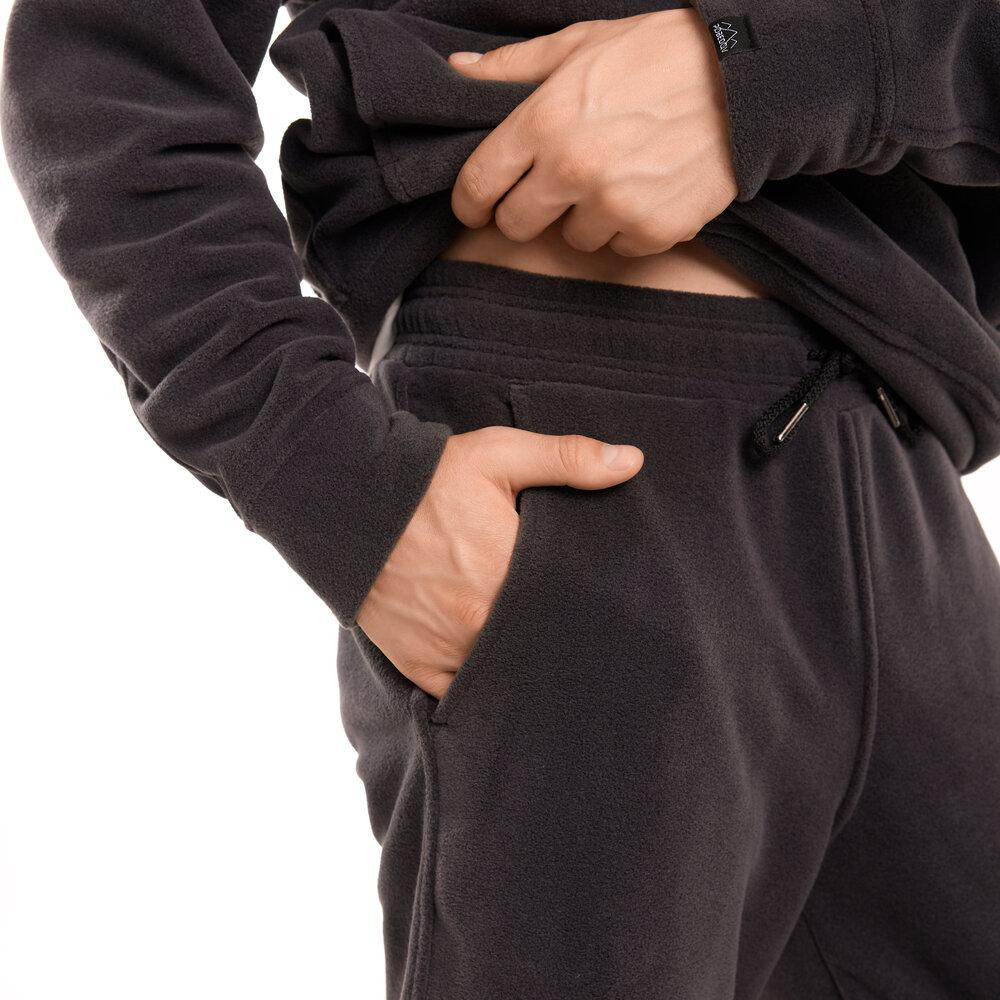 Темно-сірий костюм зимовий флісовий. Чоловічий теплий костюм Pobedov Mariot Київ - фото 8