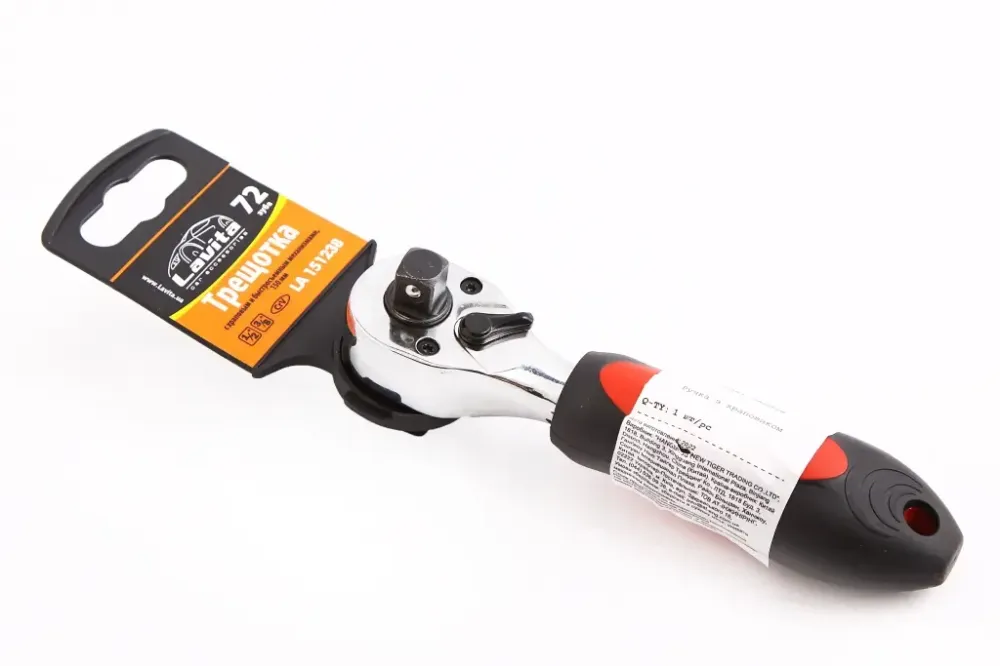 Ключ тертя 1/2, 3/8 72 зуба 2-сторонній Lavata Вінниця - фото 2