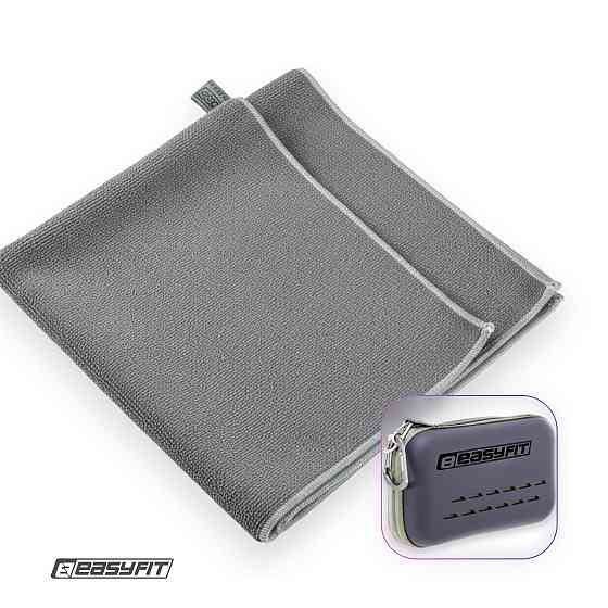 Спортивний рушник EasyFit RoyalWing 90х50 см з мікрофібри + кейс Коломия