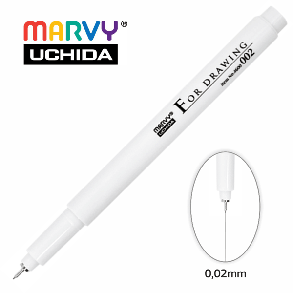 Мульти-лайнер 0.02мм черный 4600-S Marvy Киев - изображение 1