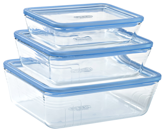 Форма с крышкой Pyrex Pure Glass, 19x14x5 см (0.8 л) (7092349) Киев