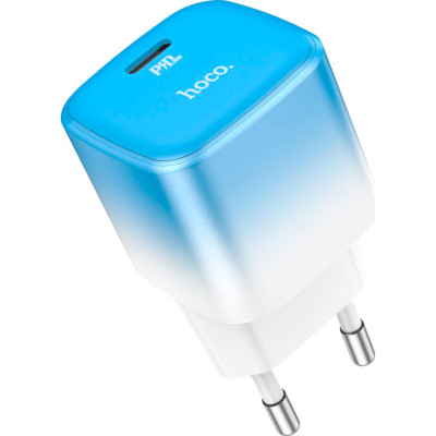 Зарядное устройство HOCO C101A USB-C PD20W Ice Blue (6931474769374) Винница - изображение 2