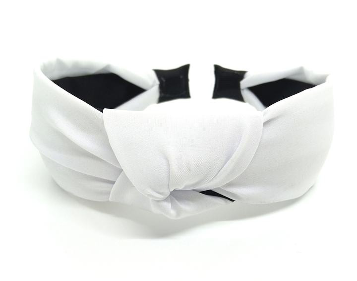 Обруч чалма жіночий білий Київ - фото 1