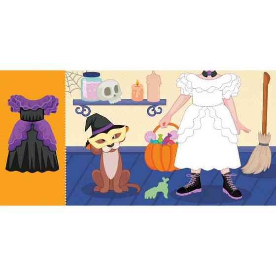 Дитяча книжка з наклейками Одягни ляльку "Модниця Аліса на карнавалі" 615010 Вінниця