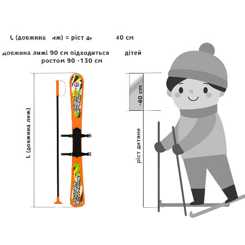 Іграшка Лижі з палицями Технок 9260 Житомир - изображение 4