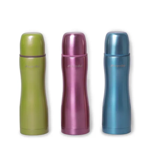 Термос 1000мл нержавіюча сталь (блакит/салат/рожевий/беж) KAMILLE 2000A Житомир - изображение 2