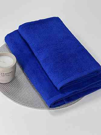 Комплект махровых полотенец Ideal Textile 2 шт (50х90см + 70х140см) (56860378) Синий Черновцы