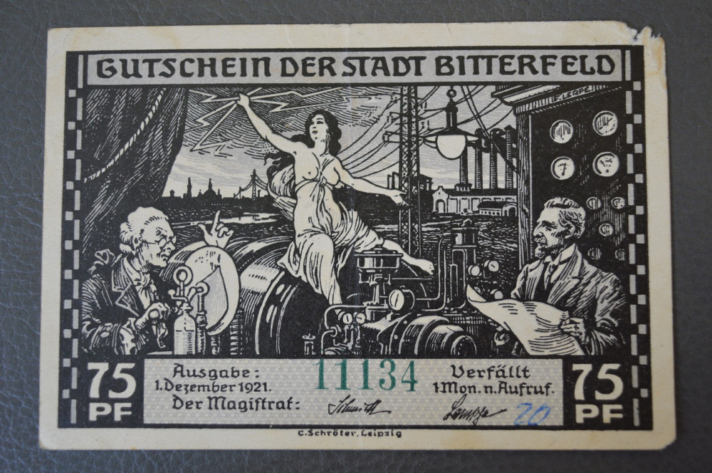 Німеччина Нотгельд 75 Pf 19..р.( 9) Полтава - фото 1