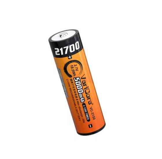 Акумулятор 21700 VariCore VC-2150 5000 mAh 3.7V JT загострений наконечник 25A Київ