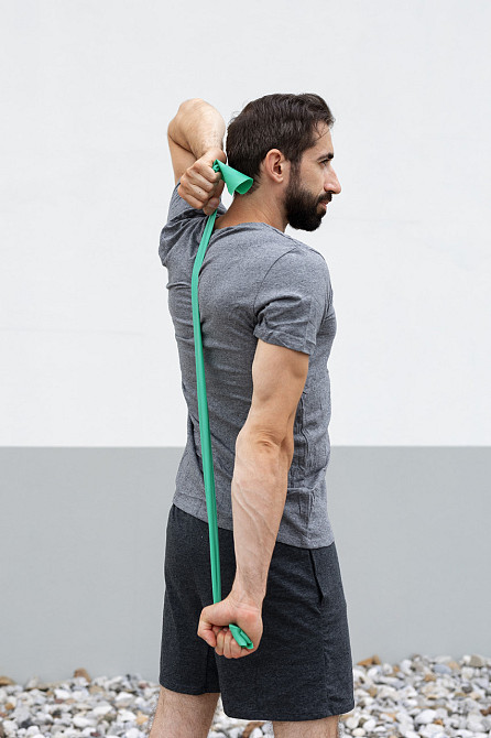 Еспандер петля гумка занять фітнесом пілатесом кросфітом реабілітації силових   тренувань U-POWEX Fitness 9.1 кг Київ - фото 8