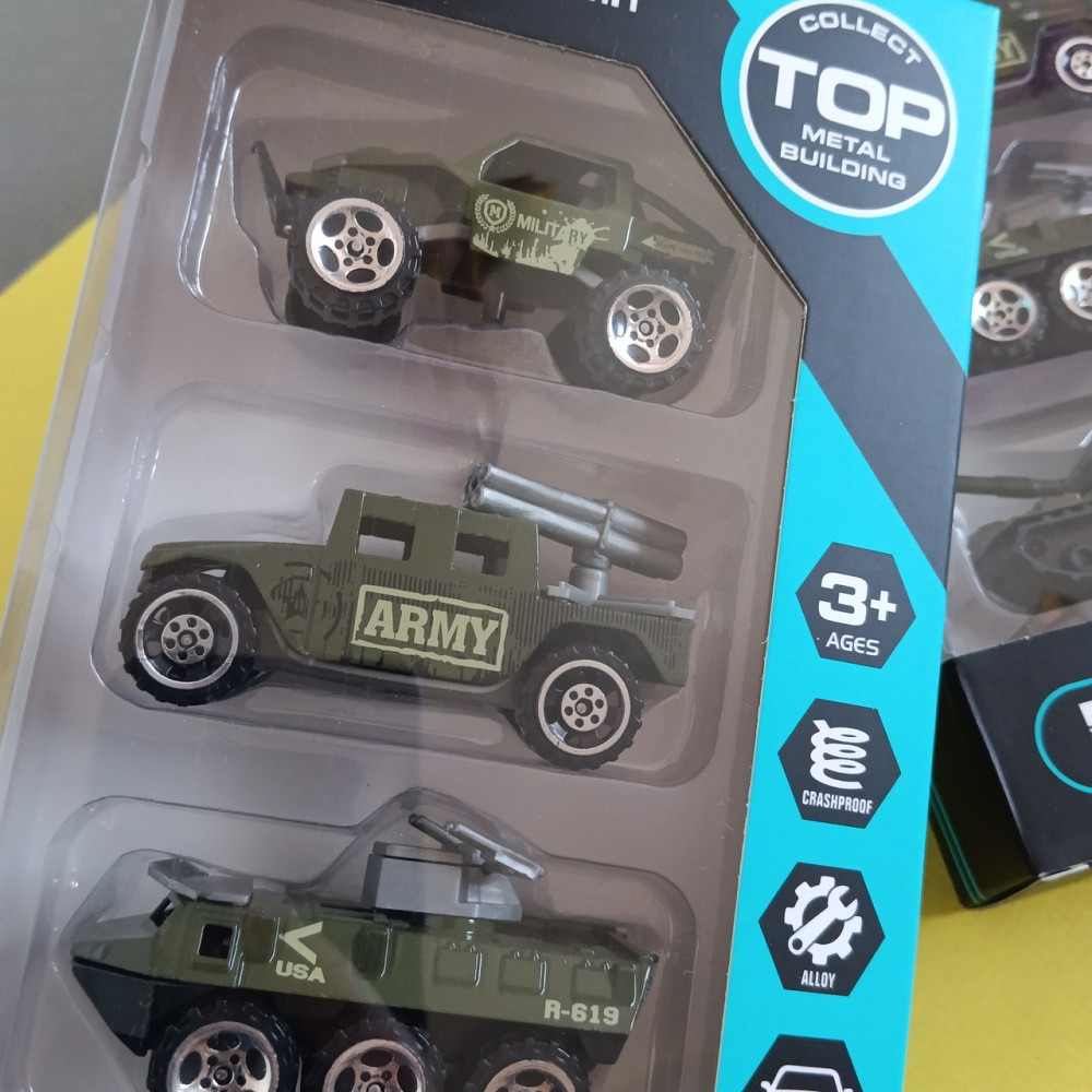 Детский набор машинок металлических от 3-х лет набор 4шт. Киев - изображение 4