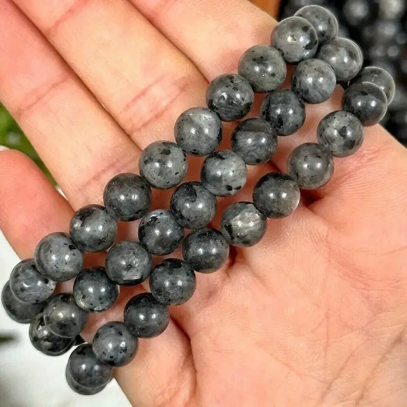 Браслет из натурального лабрадорита 8 мм – энергетический талисман, оберег и стильное украшение Киев - изображение 3