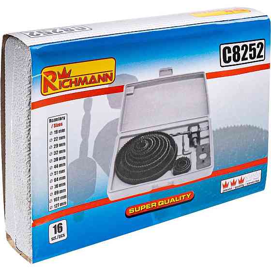 Набір коронок для гіпсокартону Richmann 19-127 мм (C8252) Коломыя