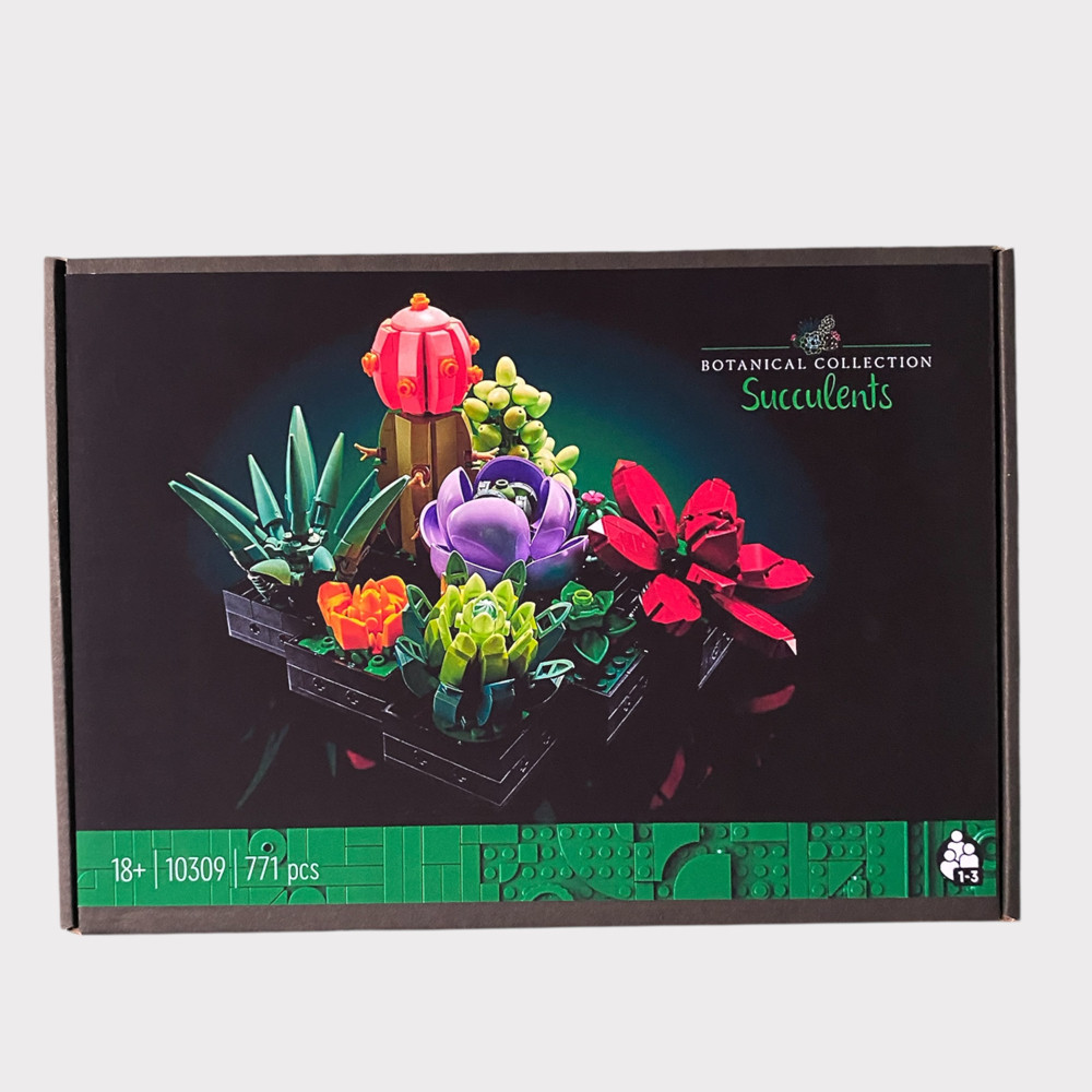 Конструктор Botanicals Суккуленты (10309), 771 деталей совместимый с lego лего Запорожье - изображение 2
