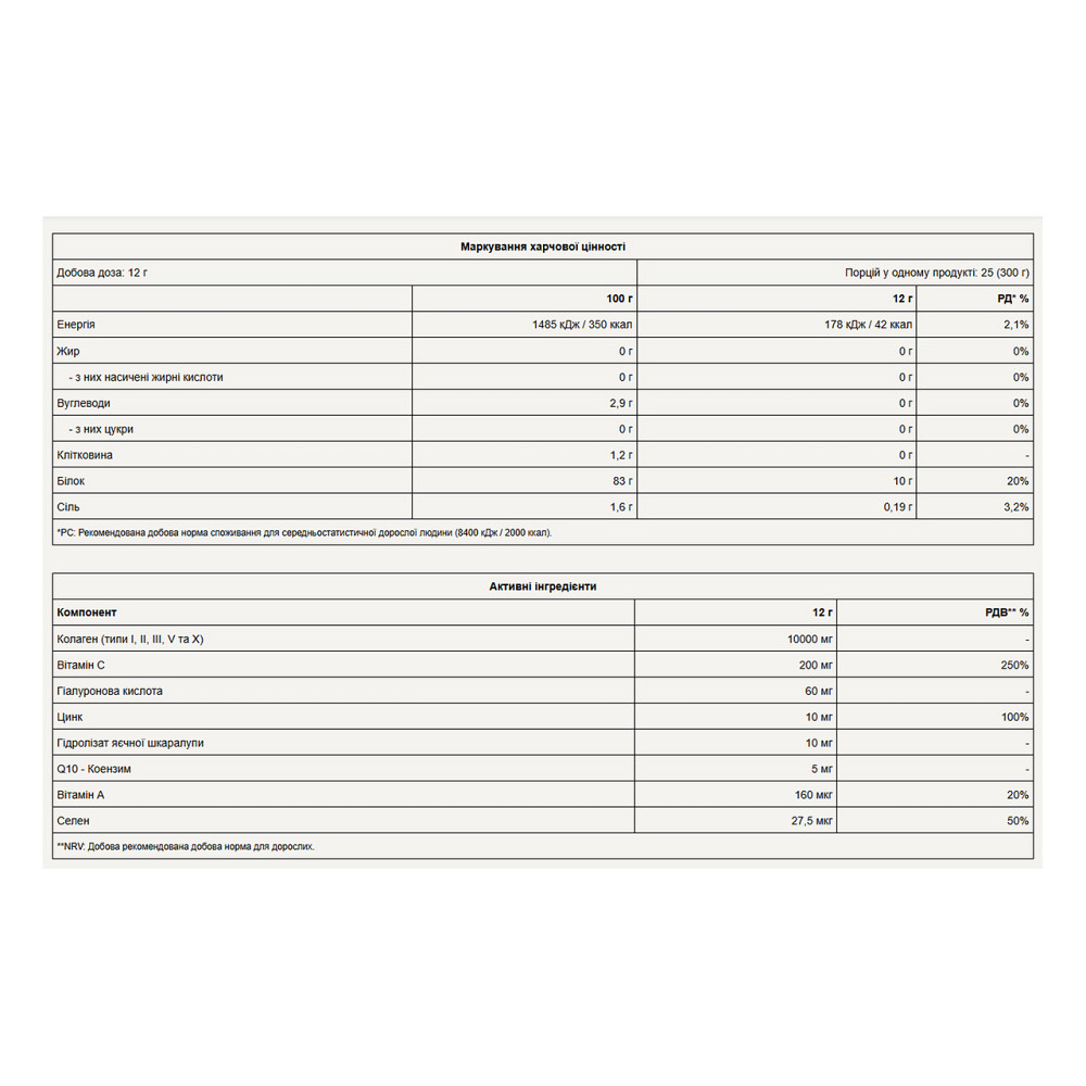 Гидролизованный коллаген с витамином С Puregold CollaGold 300g клубника Киев - изображение 6