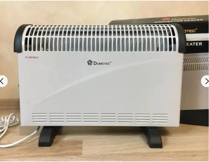 Domotec DT-5904 Конвектор обогреватель 2000Вт для дома и офиса с терморегулятором, бесшумный, безопасный Одесса - изображение 1