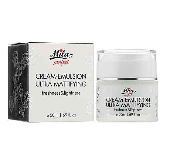 Нежно матирующая крем-эмульсия Cream-emulsion ultra mattifying Mila perfect 50 мл Винница