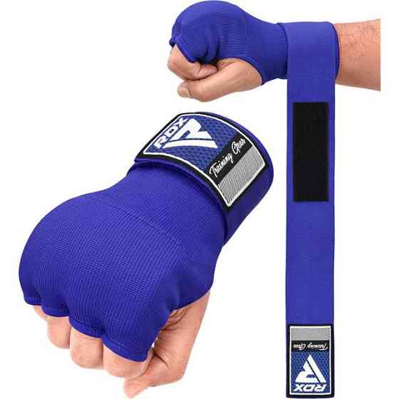Бінті-рукавиці RDX IS2 Inner Straps Blue XL Кам'янське