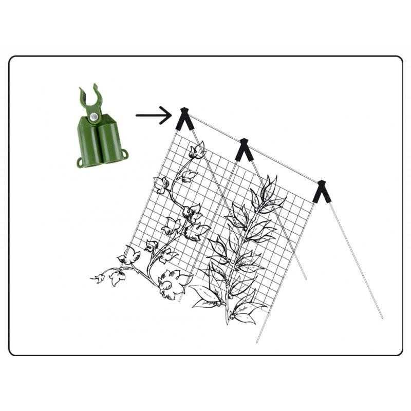 З'єднувач кутовий регульований для садових опор 16мм, 4 шт., TYLS16/4 Київ - фото 2