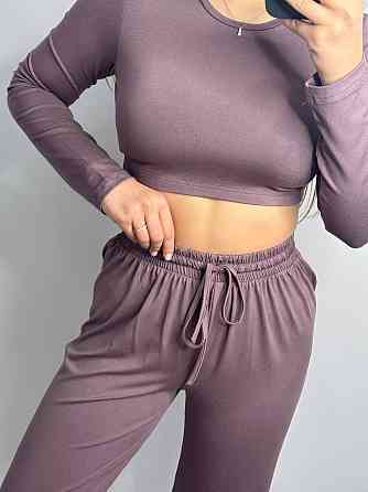 Стильний жіночий костюм з трикотажу віскоза Мокко XS-S Харків