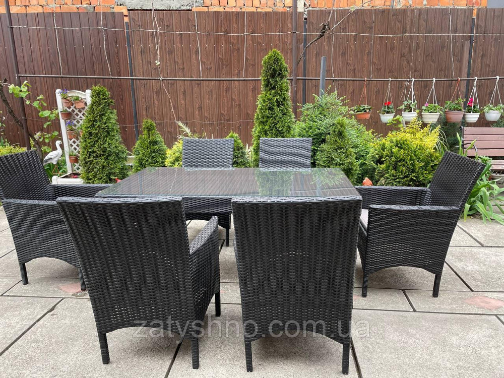 Набор мебели ротанговой с 6 креслами и столом Киев - изображение 8