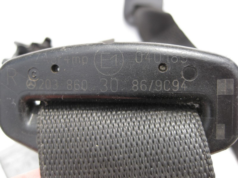 Mercedes-Benz  A2038603086 9C94 Ремінь безпеки передній правий чорний C-Class W203 Одеса - фото 2