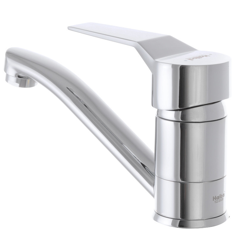 Смеситель для умывальника Haiba Zeon 555 с изливом 15 см (HB0414) Харьков - изображение 4