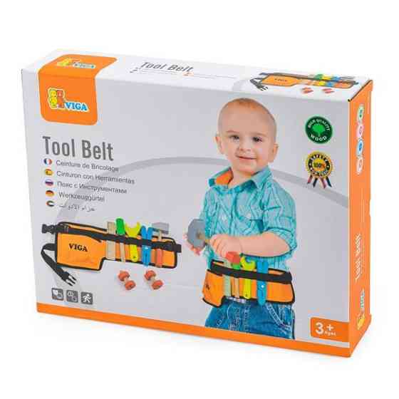 Дерев'яний ігровий набір Viga Toys Пояс з інструментами (50532) Харьков