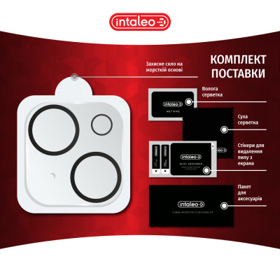 Скло захисне Intaleo Camera Lens Apple Iphone 14/14 Plus Black (1283126576843) Вінниця - фото 4