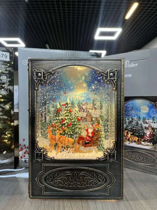 Kipo Снеговик Новогодний музыкальный ночник-светильник XMAS WDL 24023B Київ - фото 10