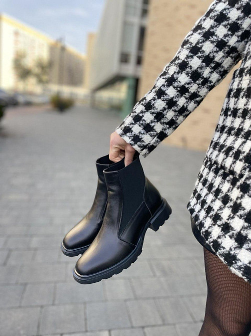 MILLI GOLD Черевики жіночі MILLI GOLD 965 чорні (весна-осінь, шкіра натуральна) (5236) 38р.39р. Коломыя - изображение 1