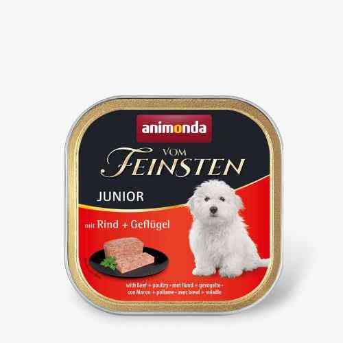 Корм вологий Vom Feinsten Junior with Beef Poultry для цуценят з яловичиною і птицею 150 г Київ