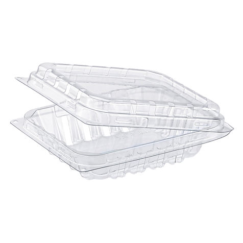 Лотки харчові поліпропіленові Вага: 0.125 кг з кришкою 143×96×35 мм (50 шт) Одноразове пакування Харків