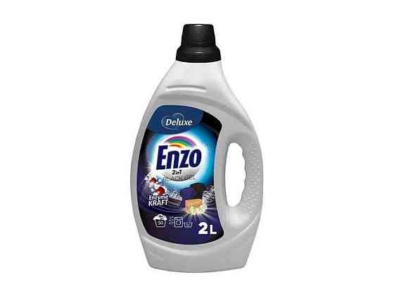Гель для прання 2л Enzo 2in1 Black для Чорних речей ТМ DELUXE Київ