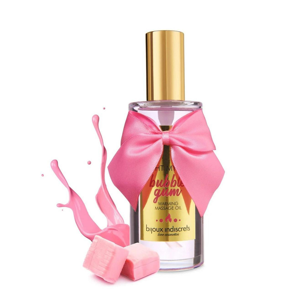 Розігрівальна олія Bijoux Indiscrets Light my Fire – Strawberry Bubblegum (100 мл) Sex Aura Київ - фото 1