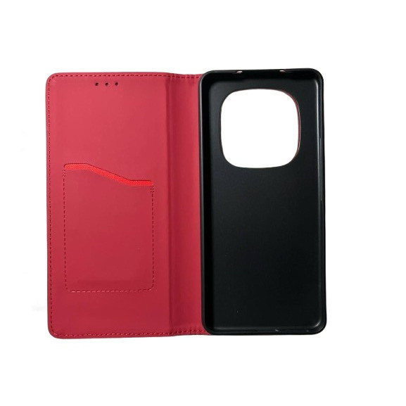 Чехол книжка Xiaomi Redmi Note 15 pro 4G Кожаный (красный) Одесса - изображение 3