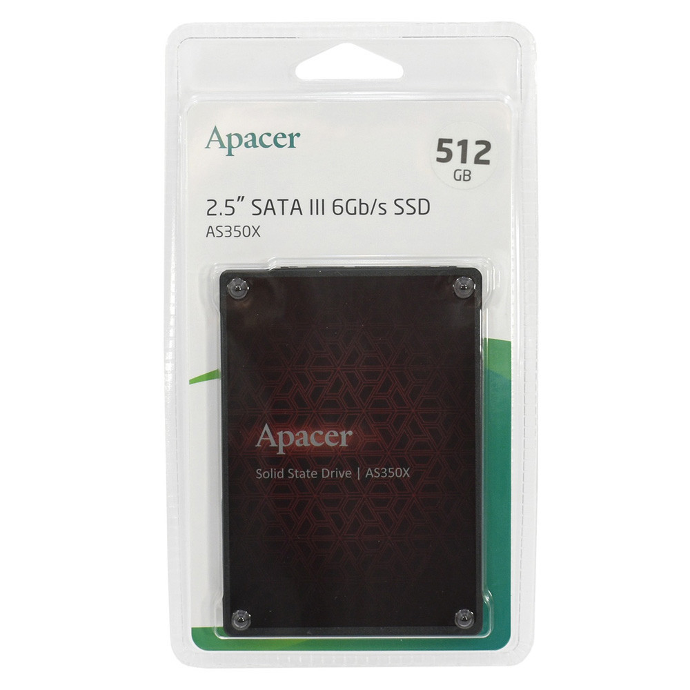 Накопичувач SSD Apacer AS350X 512GB 2.5" 7mm SATAIII 3D NAND Київ - фото 2