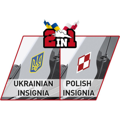 Конструктор Cobi Літак МіГ-29 (UA/PL) Fulcrum, 550 деталей (COBI-5840) Вінниця - фото 5