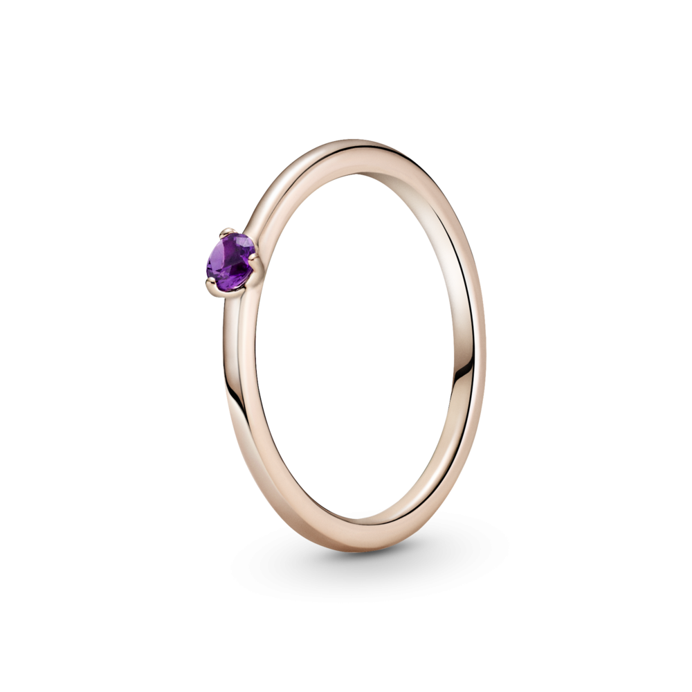 Срібна каблучка   з пурпуровим камінцем 189259C06 MasterSem Київ - фото 1