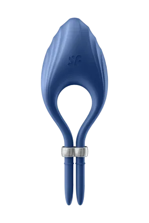 Регулируемое эррекционное кольцо с вибрацией Satisfyer Duelist, синий Sex Aura Киев