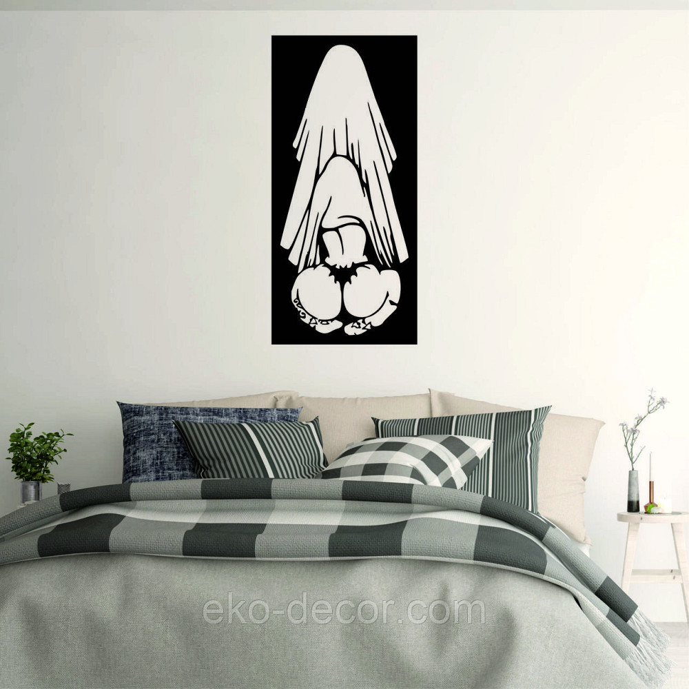 Декоративное настенное Панно «По взрослому», Декор на стену 90*42 см, Черный Киев - изображение 6