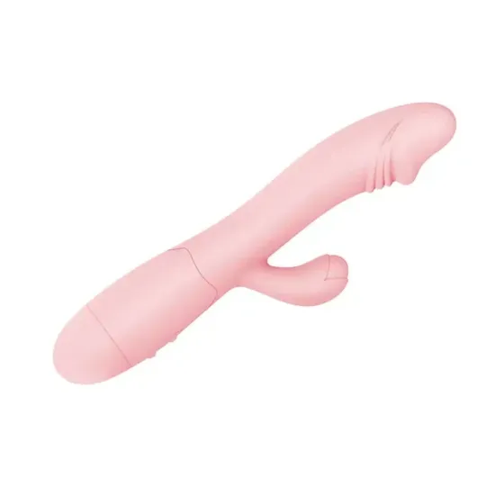 Вибратор со стимуляцией клитора SNAPPY (розовый) Sex Aura Киев