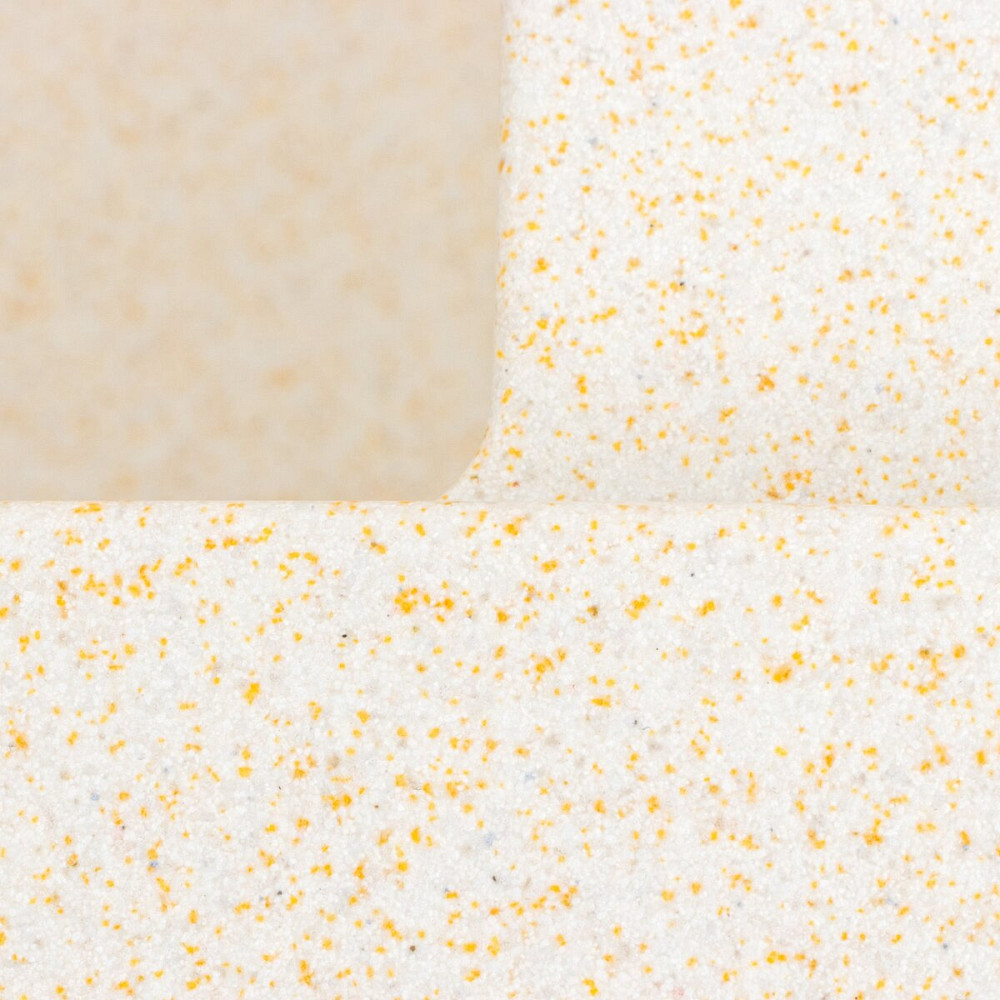 PLATINUM Кухонна мийка гранітна матова 7050 CASCADA Platinum Пісок Київ - фото 8