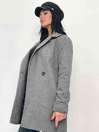 Женское кашемировое пальто Forest 42-44, Графит Киев