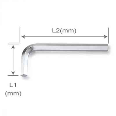 Ключ Toptul шестигранний Г-обр. 2-19мм 14шт. у чохлі (GPAQ1401) Вінниця