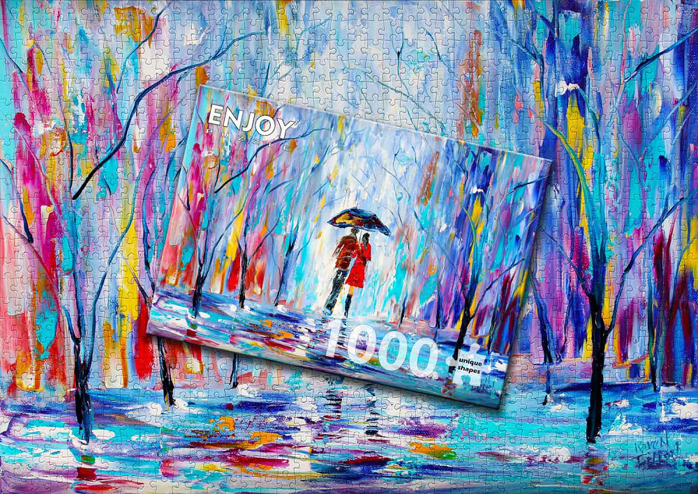 Пазл Кохання під дощем - Rainy Love (Enjoy-1446) Киев - изображение 6