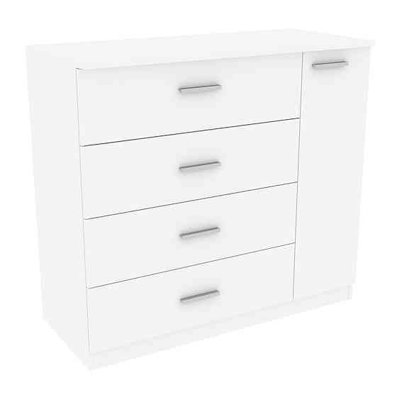 Комод Сабріна №2, Білий, 1100/500/1000 Львів